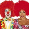 Peluca afro roja