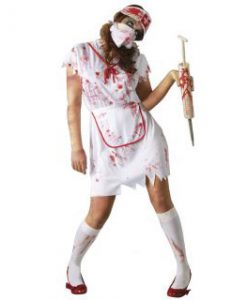 disfraz enfermera zombie
