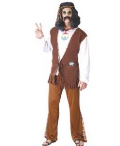 Disfraz de Hippie Flower para hombre