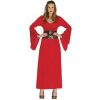 Disfraz de Reina Medieval rojo