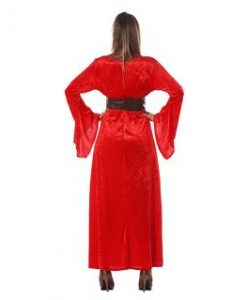 Disfraz de Reina Medieval rojo