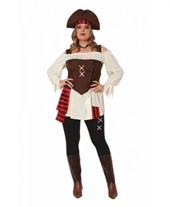 Eh Humano luto Disfraz Pirata de los 7 mares para mujer - Disfraces No solo fiesta