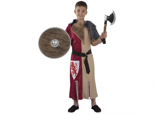 Disfraz de guerrero medieval para niño