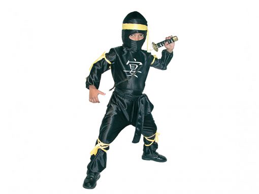 disfraz de ninja yellow para niño