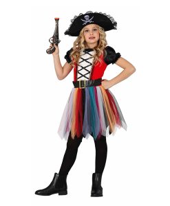 Sombrero de pirata Buccaneer Lady Accesorio para disfraz, Multicolor 
