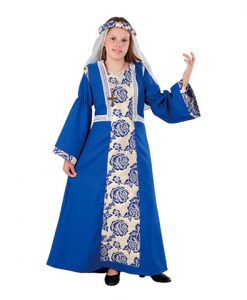disfraz de princesa medieval para niña