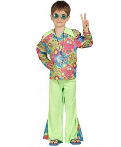 disfraz de hippie boy infantil