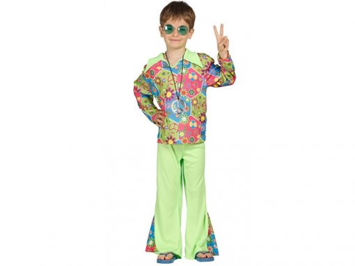 disfraz de hippie boy infantil