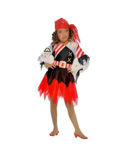 Disfraz de pirata Royal para niña