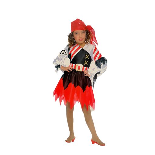Disfraz de pirata Royal para niña