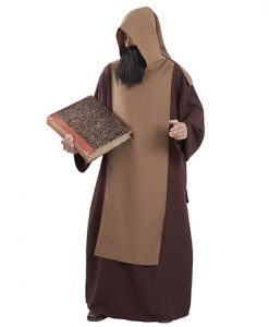 disfraz de monje medieval