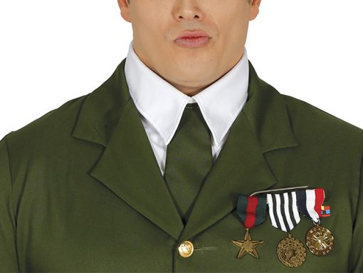 Pasador con tres medallas militares