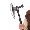 Hacha medieval de plástico 42 cm