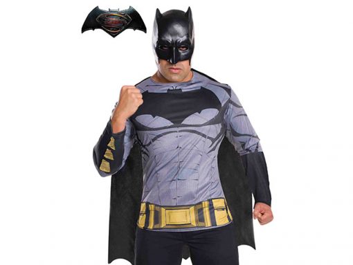 Camiseta Batman ™ con capa y máscara adulto