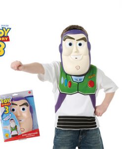 Disfraz Buzz Lightyear, Set camiseta y máscara