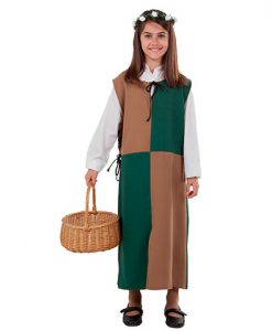 Disfraz Sobrevesta Medieval niña