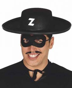Sombrero Zorro para adulto