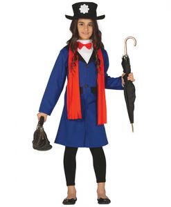 Disfraz de cuidadora Poppins infantil