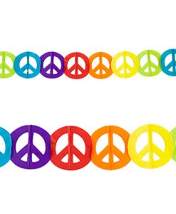Guirnalda hippie paz