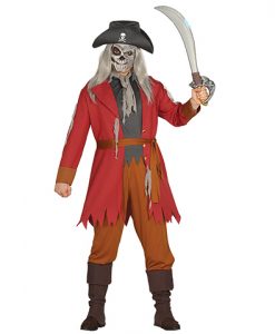 Disfraz pirata fantasma adulto