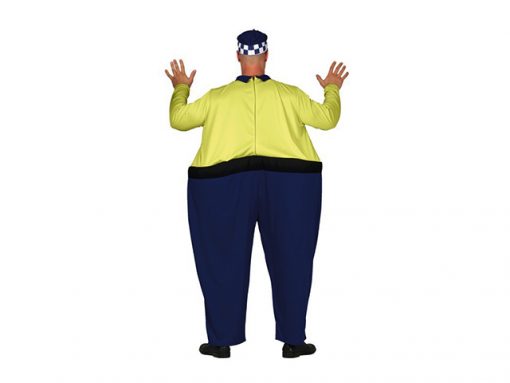 Disfraz de Policía gordo para hombre