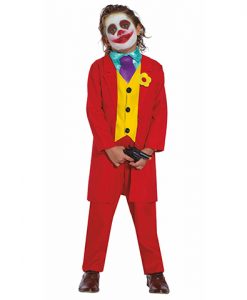 Disfraz Joker rojo niño