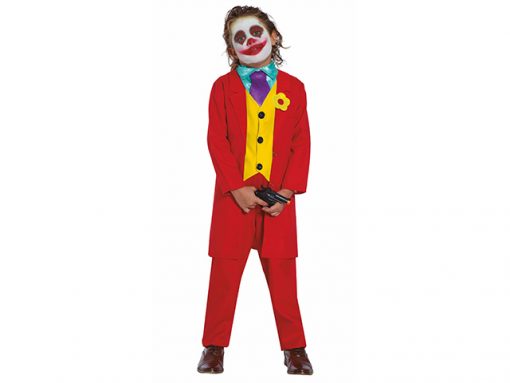 Disfraz Joker rojo niño