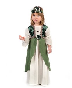 Disfraz medieval Clarisa para bebé