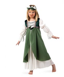 Disfraz medieval Clarisa para niña