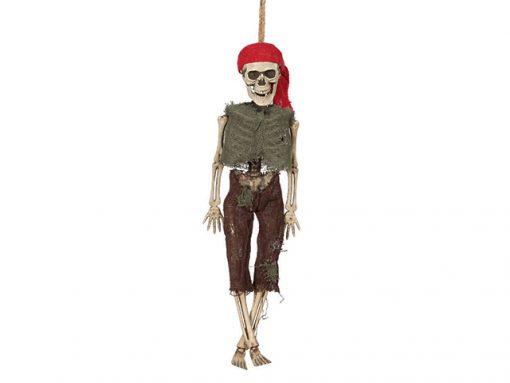 Colgante esqueleto pirata 40cm