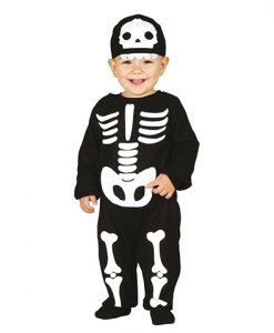 Disfraz de Esqueleto Calavera para bebé