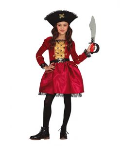 Disfraz Pirata Anne para niña