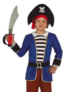 Disfraz Pirata Azul niño