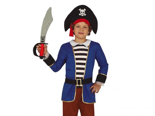 Disfraz Pirata Azul niño