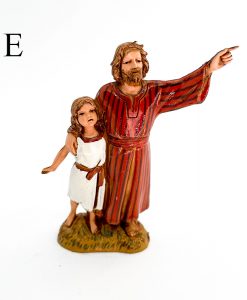 Pastor señalando con niño Moranduzzo 10cm