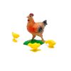 Gallina con crías, 4 unidades