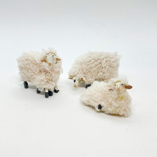 Cordero con lana 4 cm