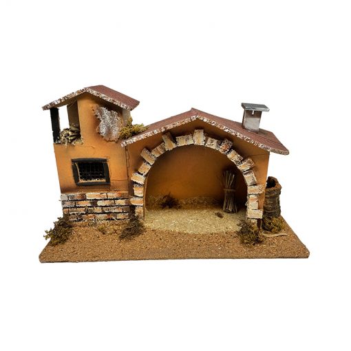 Casa alfarería con luz belén