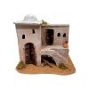 Casa árabe de corcho con escaleras para belén