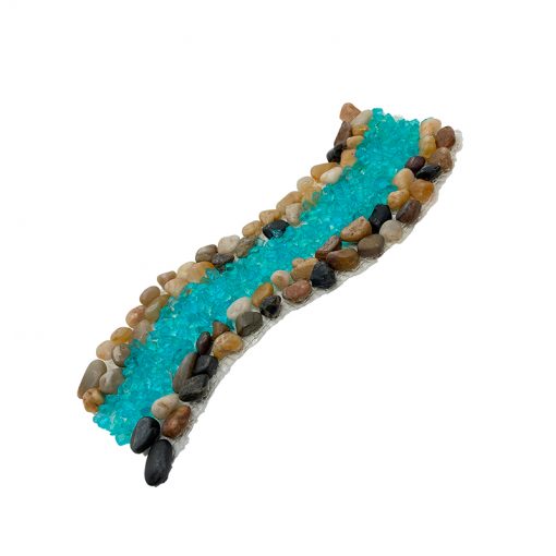 Tramo de río con piedras para belén