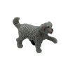 Perro gris 4cm para belén
