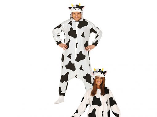 Disfraz pijama de Vaca para adulto