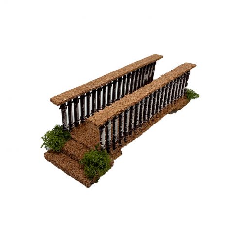 Puente de madera para belén
