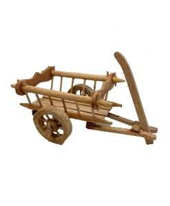 Carro de madera para belenes