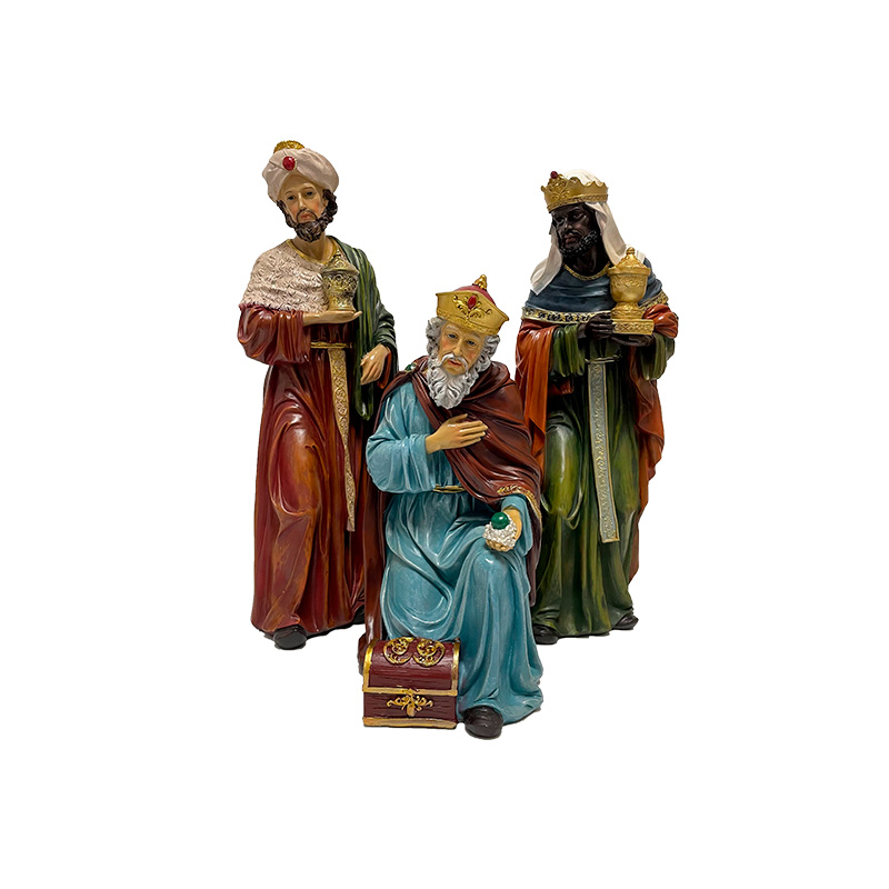 Reyes Magos adorando Oliver 50 cm marmolina Reyes Magos adorando Oliver 50 cm marmolina