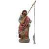 Pescador 10 cm figura de barro lienzado Oliver para belén