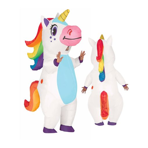Disfraz de unicornio hinchable