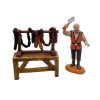 Figura Oliver Carnicero con mostrador de embutidos 10 cm