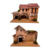 Casa de corcho para belén, 22x12x15 cm