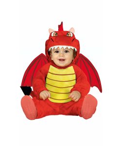 Disfraz de Dragón Rojo para bebé